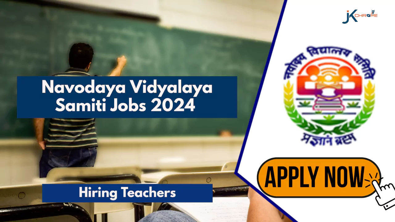 Teachers — Navodaya Vidyalaya Recruitment 2024
