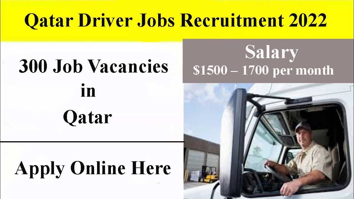 Jobs in Qatar, Check details and Apply online through official link here
