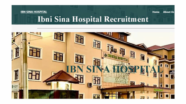 Ibni Sina Hospital Job Vacancies