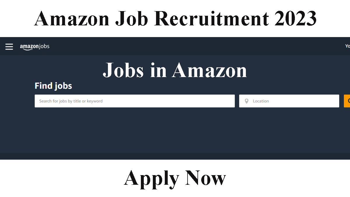 Amazon Job Recruitment 2023