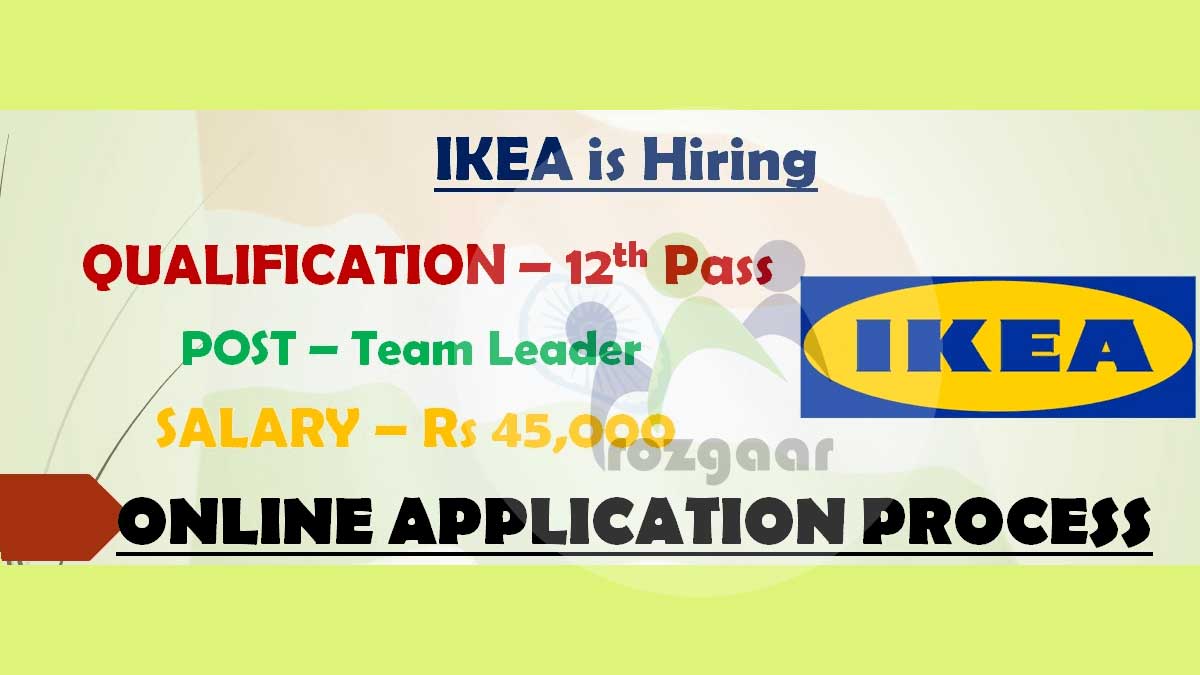 IKEA Recruitment 2023