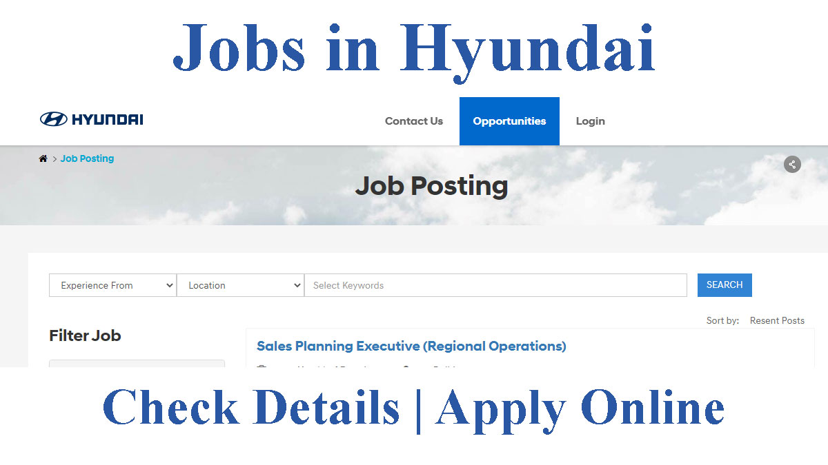 Jobs in Hyundai
