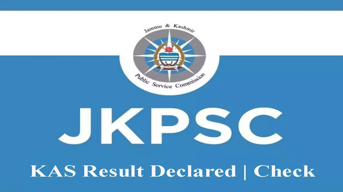 JKPSC JKAS Mains Result 2023 Declared
