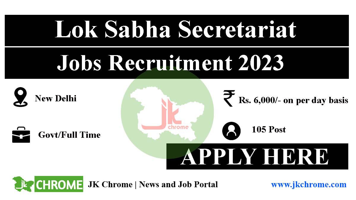 Lok Sabha Consultant Interpreter Recruitment 2023 | Apply Online for 105 Posts