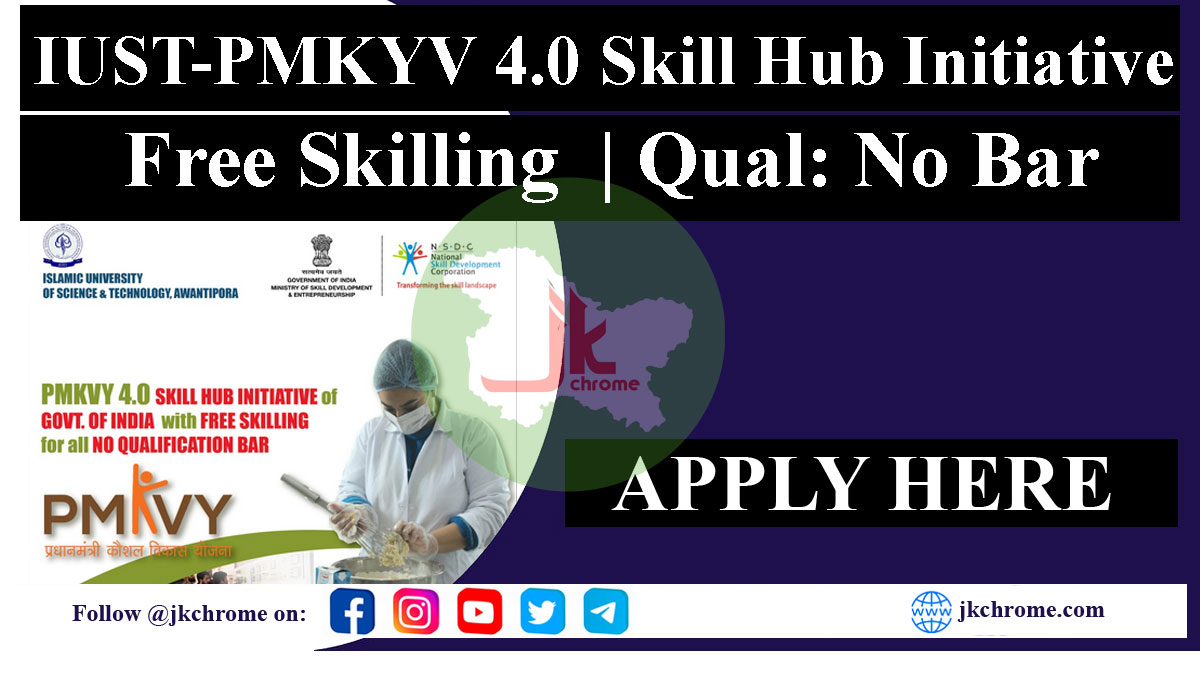 IUST-PMKYV 4.0 Skill Hub Initiative: Free Skilling for All