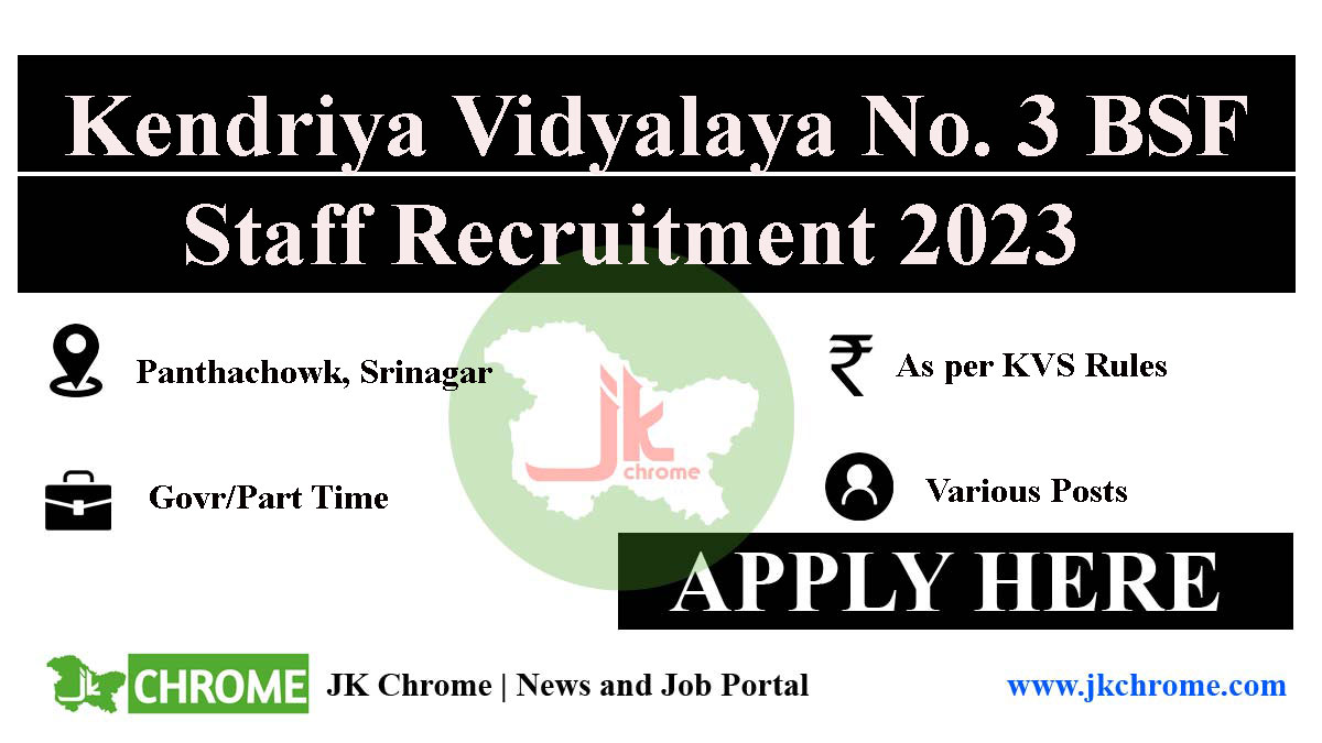 KVS Panthachowk Recruitment 2023: Apply Now for Teaching and Non-Teaching Posts