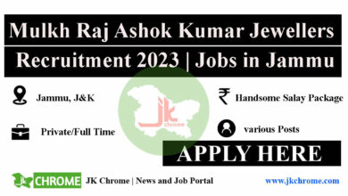 Private Job Vacancies in Jammu