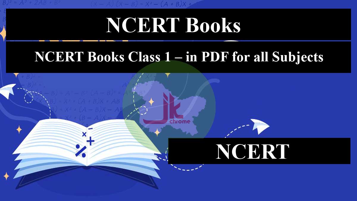 NCERT Books Class 1 – in PDF for all subjects