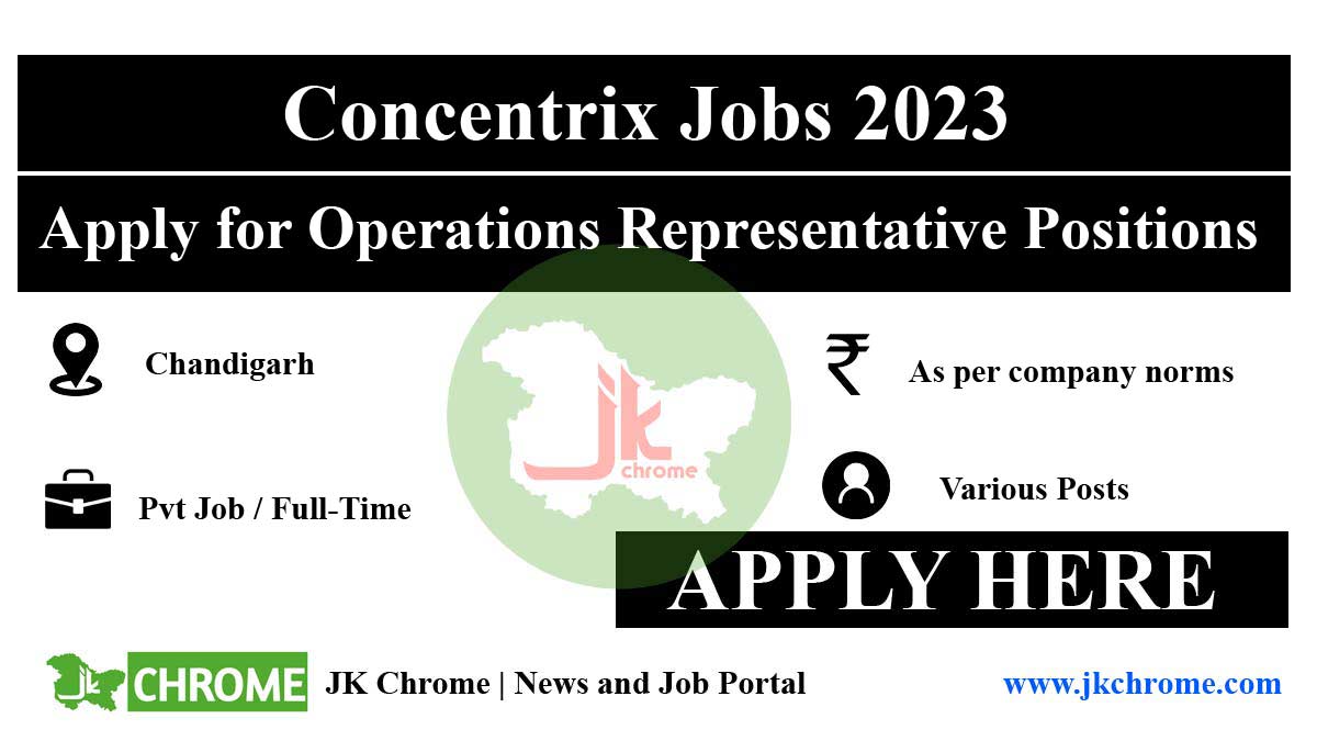 Apply for Operations Representative Positions at Concentrix