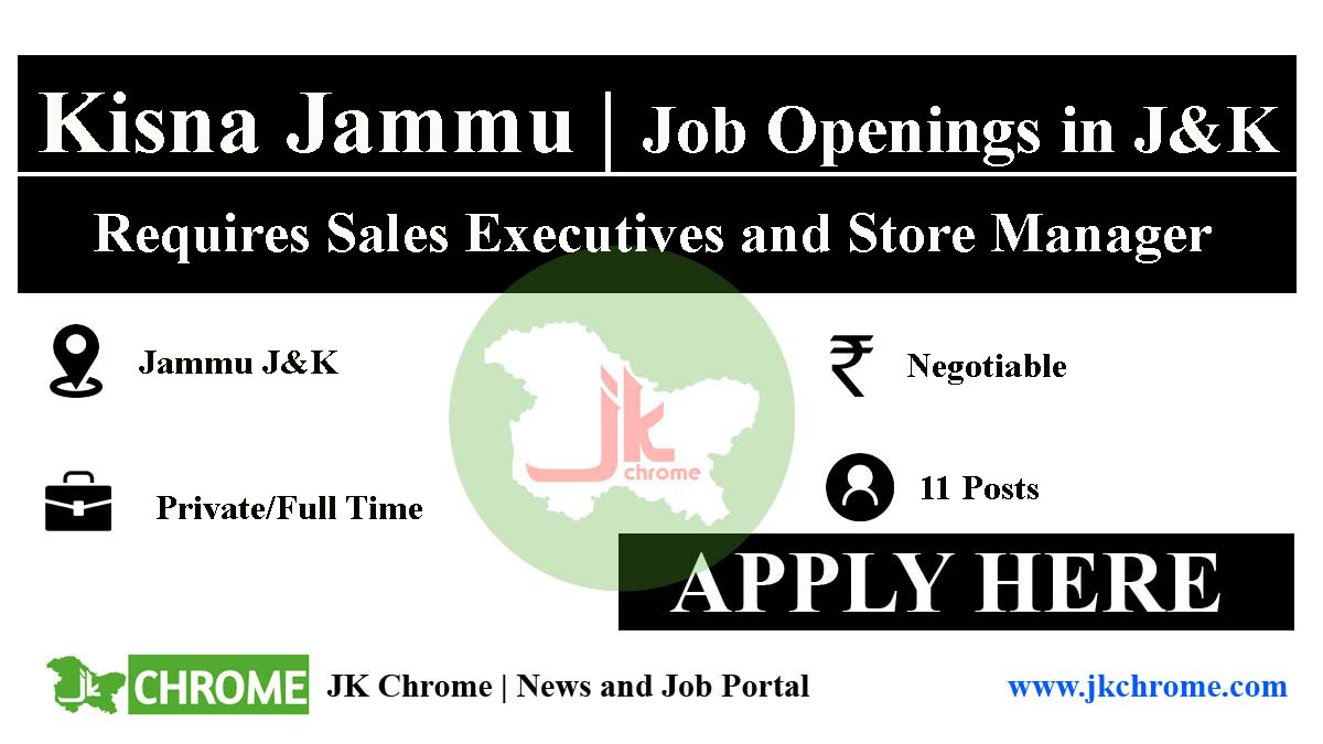 Job Openings in Kisna from Hari Krishna Group | Requires Sales Executives and Store Manager