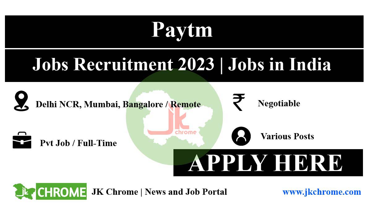 Paytm is hiring for various product analyst work from home posts 2023