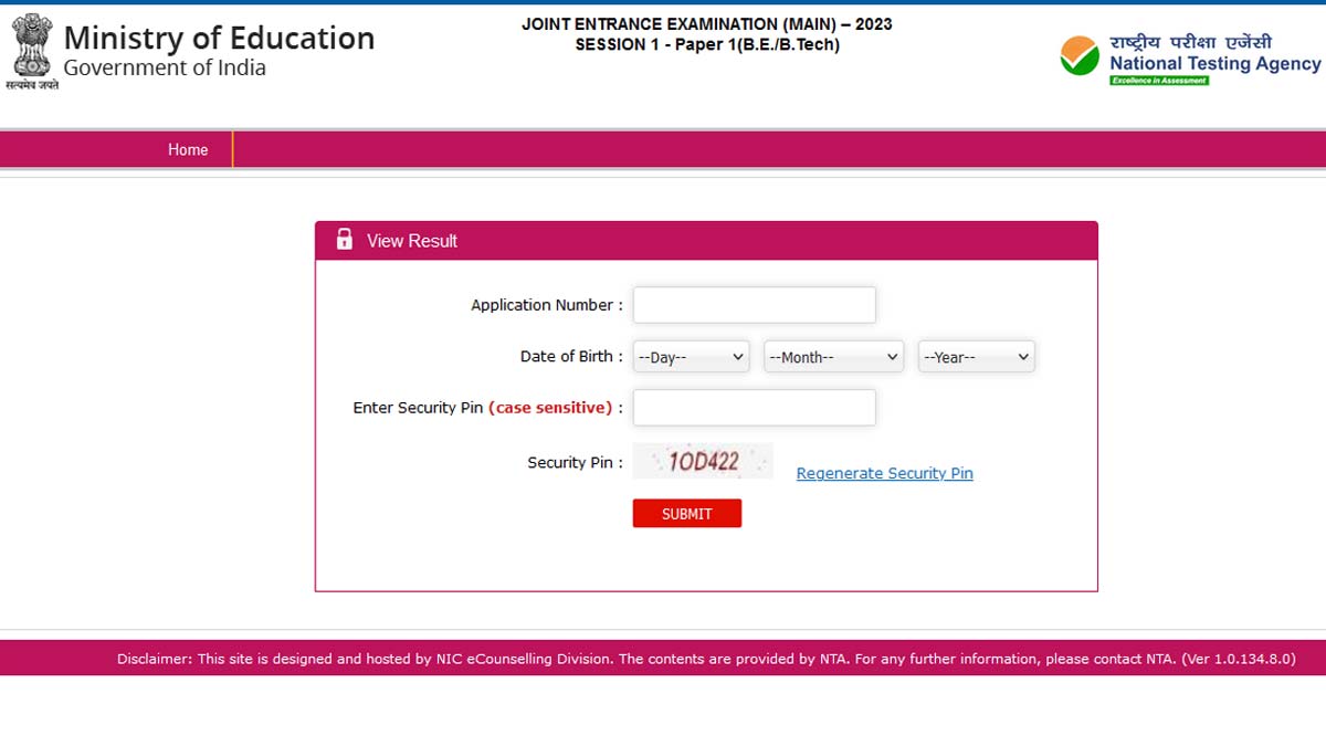 JEE Final Answer Key 2023 for Session 2 released, download link here