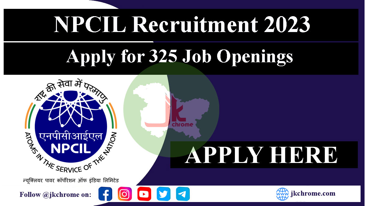 Npcil executive trainee posts recruitment 2023 for 325 posts check details and how to apply 2023