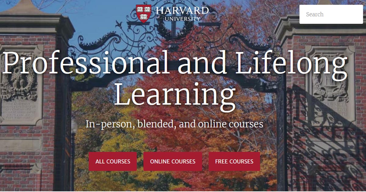 Harvard University Free Online Courses | Apply Here