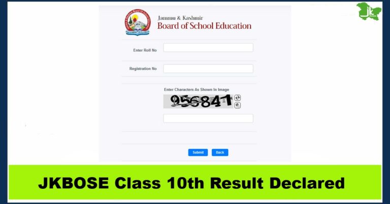 JKBOSE Class 10th 2023 Result Declared, Check your Result Here