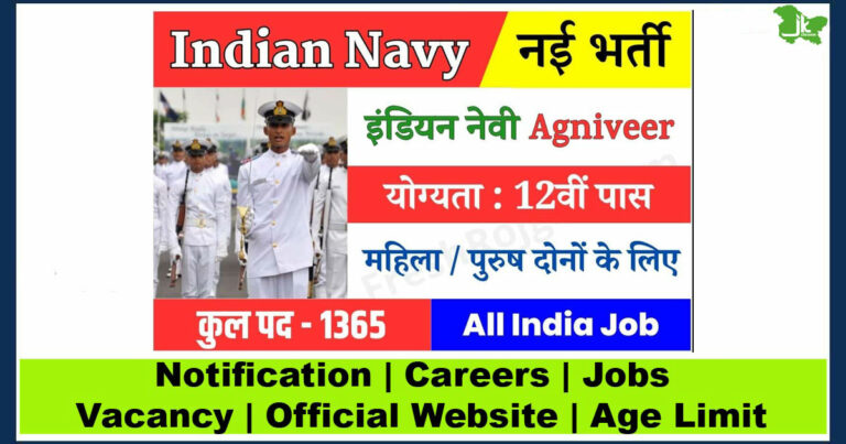 Indian Navy SSR Recruitment 2023, Apply Online for 1365 Posts
