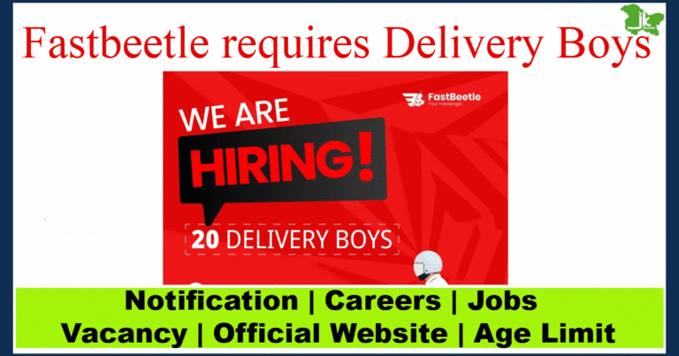 FastBeetle hiring Delivery Boys | 20 Posts
