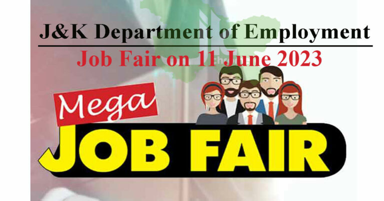 Job Fair 2023 in Srinagar