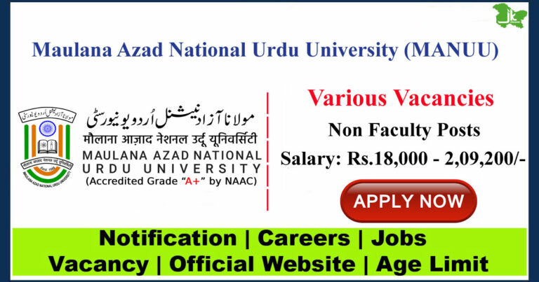 Maulana Azad National Urdu University Non-Faculty Recruitment 2023