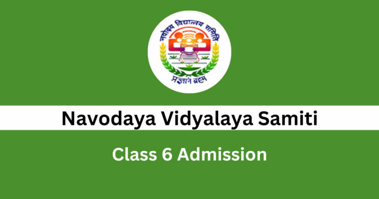 NVS 2024 Class 6th registration process begins at navodaya.gov.in, get link here