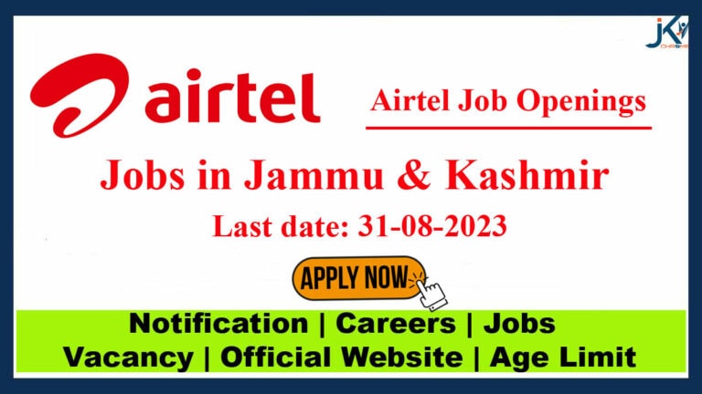 Airtel CGO Job Vacancy in J&K