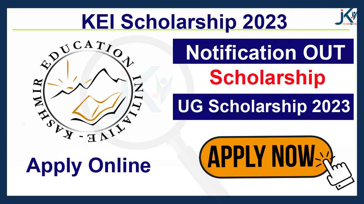 KEI Scholarship 2023 for UG Courses