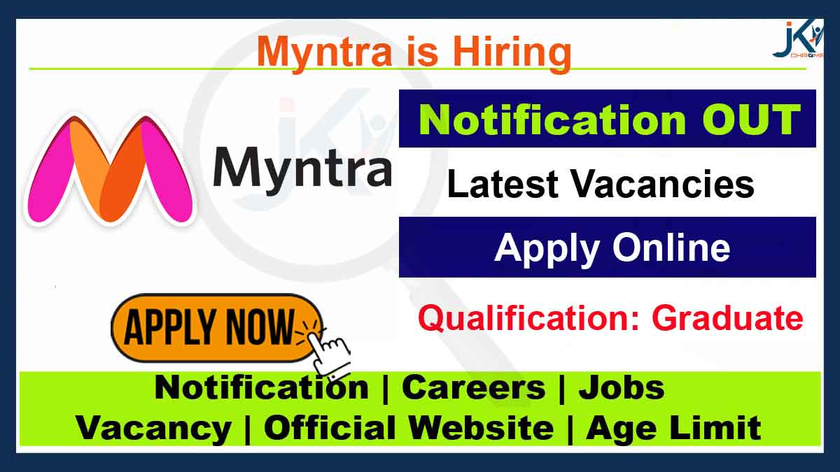 Myntra Jobs 2023, Apply Link
