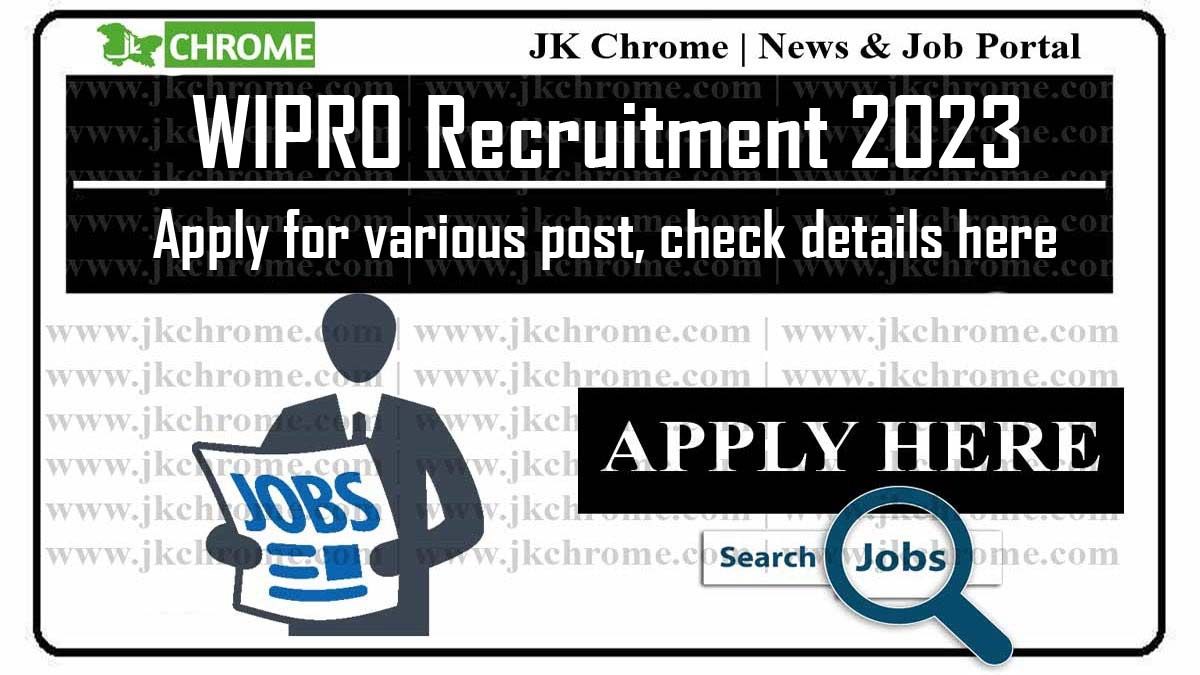 Wipro Jobs 2023 (work from home) Upstream Project Manager Posts