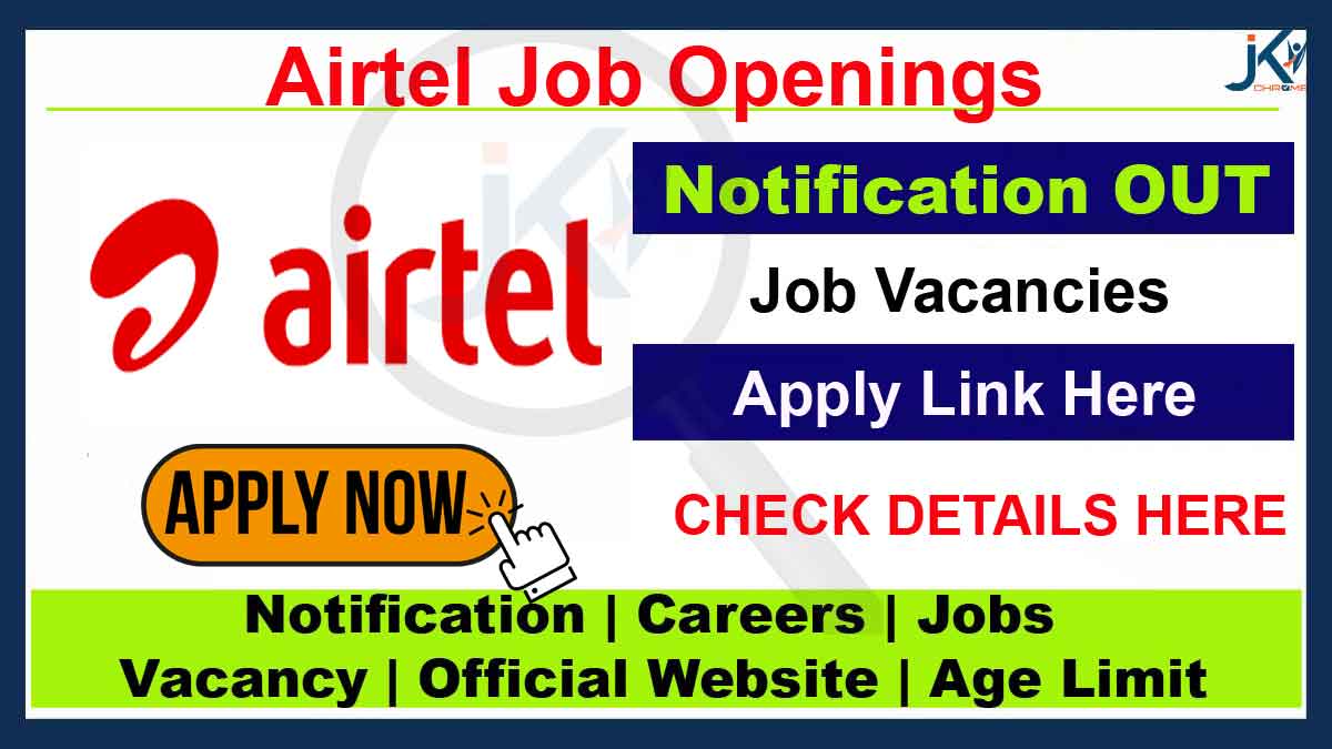 Airtel Hiring Account Manager, Apply Link Here
