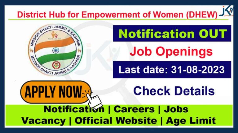 DHEW Jammu Job Recruitment 2023