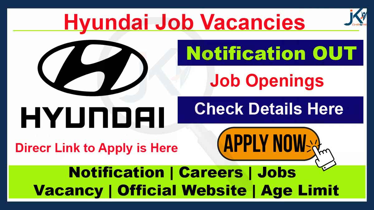 Hyundai Manager Vacancy 2023