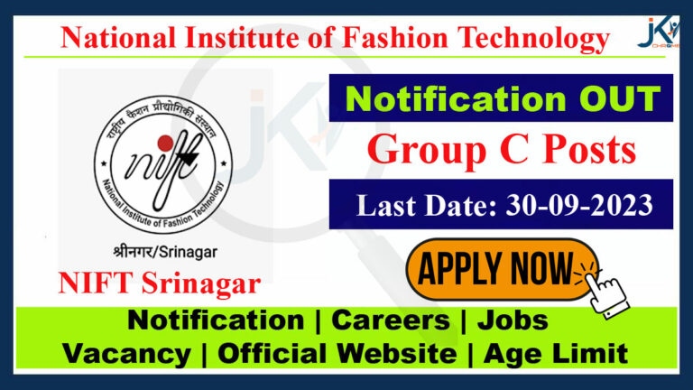 NIFT Srinagar Group-C Posts Vacancy, Apply Here