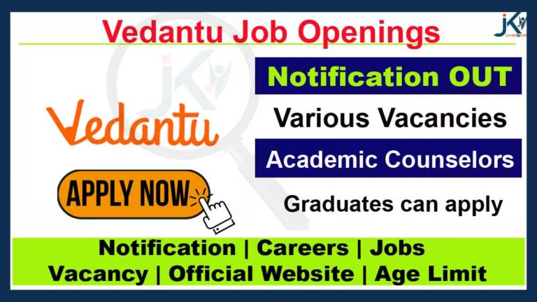Vedantu Academic Counselor Jobs Recruitment, Salary 5.5 LPA
