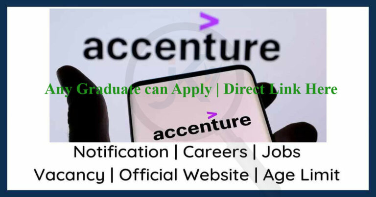 Accenture Jobs 2023, Any Graduate can apply