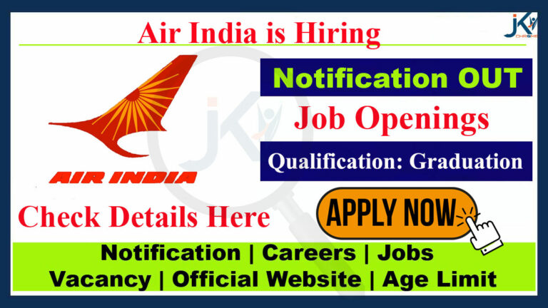 Air India Job Vacancy, Direct Apply Link Here