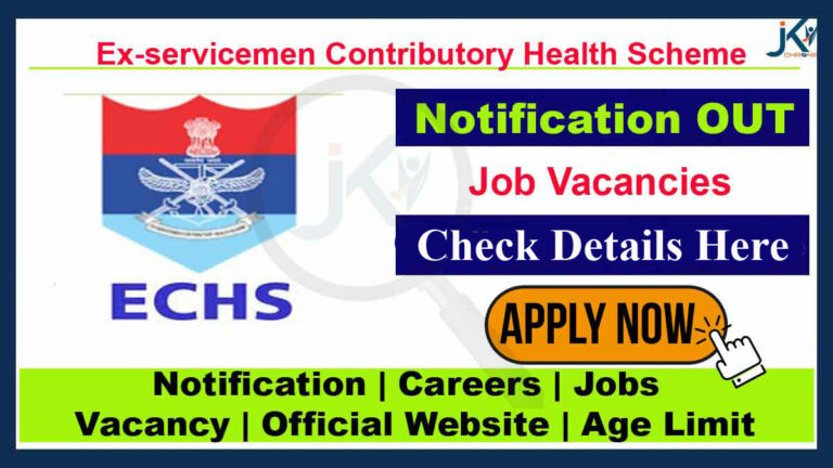 ECHS Srinagar Vacancy Recruitment 2023