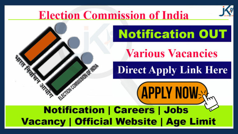 Election Commission of India Job Recruitment 2023