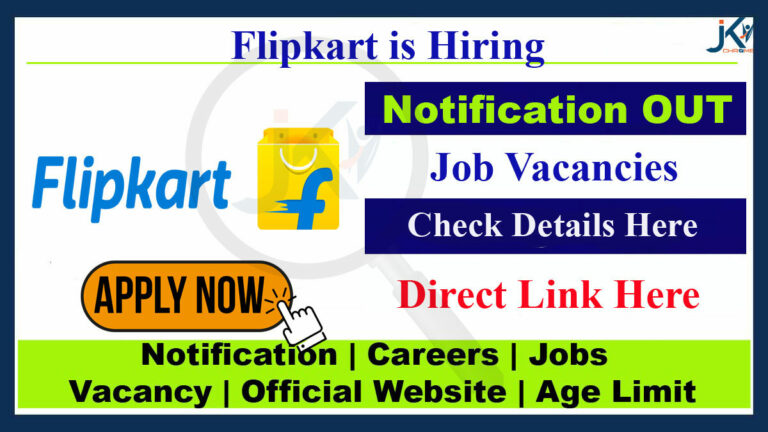 Flipkart Job Vacancy, Apply Link available here