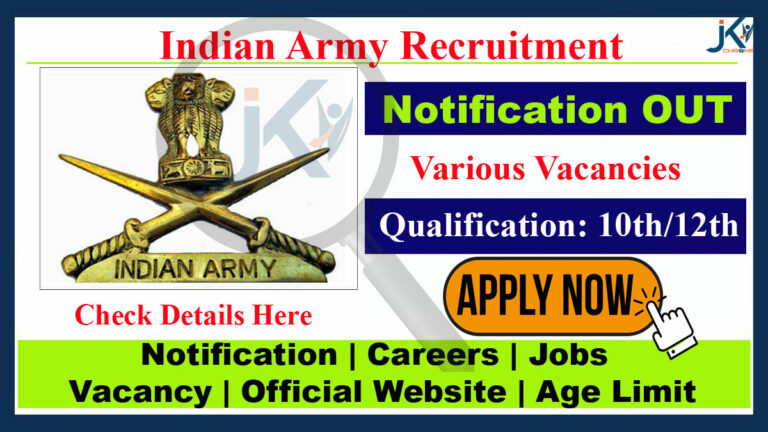 Indian Army Recruitment 2023 for Various Posts