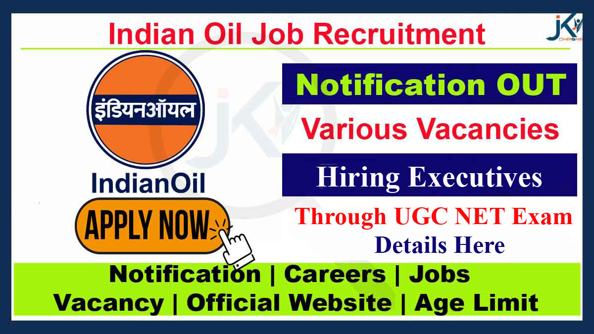 Indian Oil Executives Recruitment 2023, Check Details