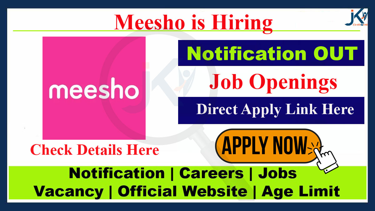Meesho City Lead Job Vacancy 2023