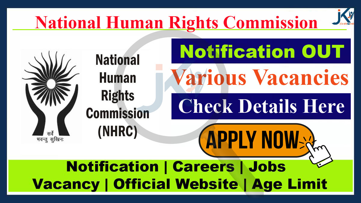 National Human Rights Commission, NHRC Vacancy Recruitment