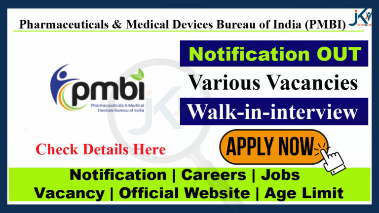 PMBI Job Recruitment 2023, Walk-in-interview