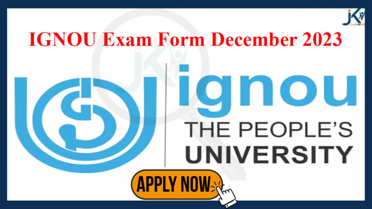 IGNOU Exam Form December 2023, Apply Online at exam.ignou.ac.in, Direct Link to Apply