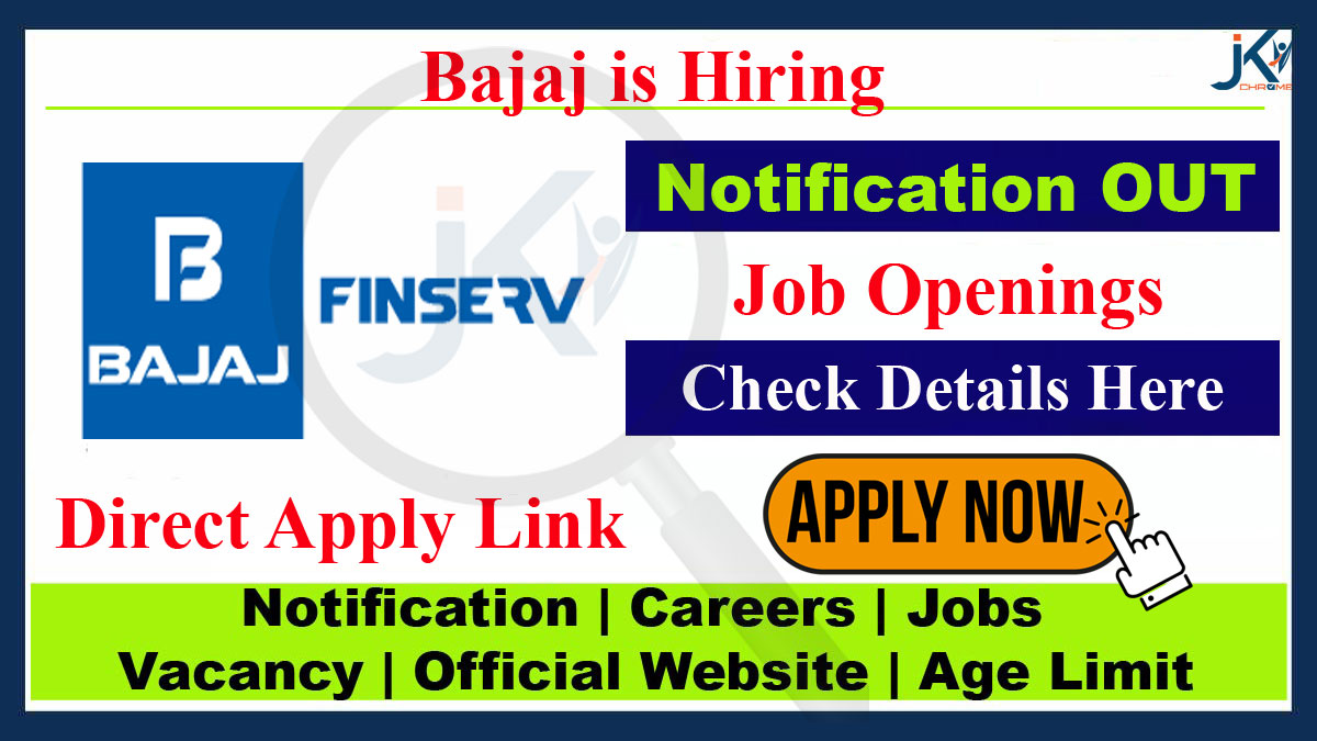 Bajaj Area Manager Job Vacancy, Apply Online