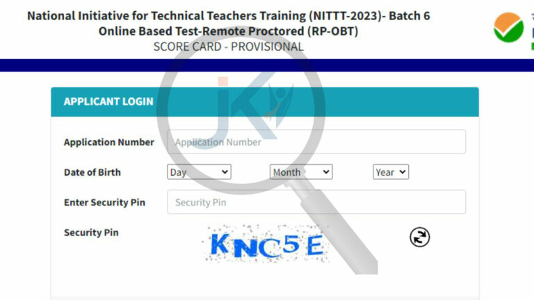 National Teachers Training Examination (NITTT), result out, check scores here