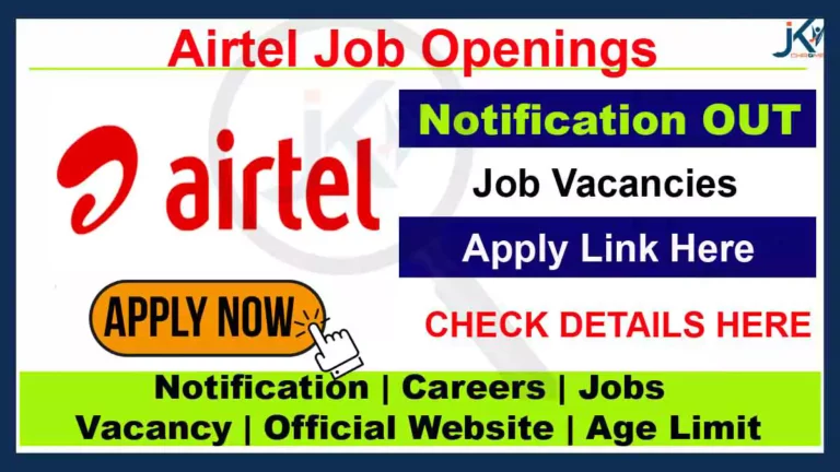 Airtel Accounts Manager Vacancy, Apply Online