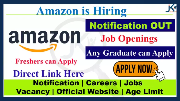 Amazon Job Vacancy for Graduates, Direct Apply link