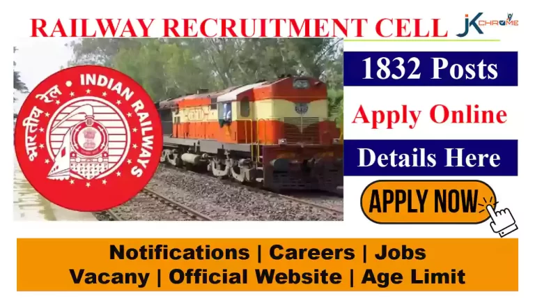 Railway Apprentice Recruitment Notification 2023, Apply for 1832 Posts