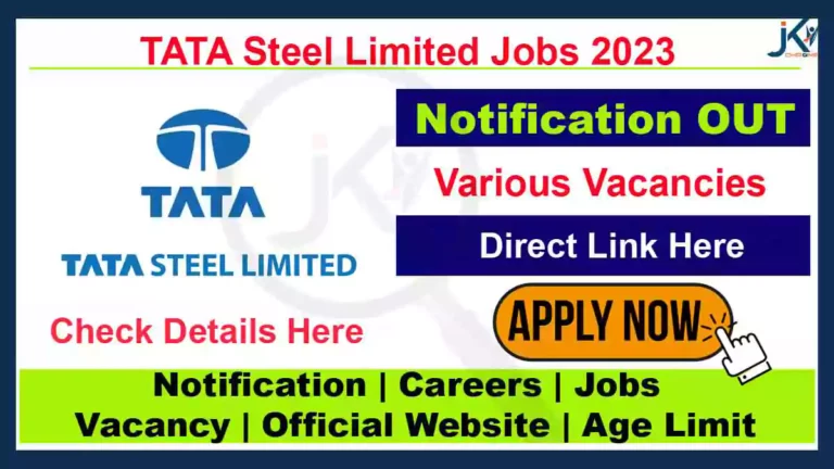 TATA Steel Hiring Manager Sales, Check Qualification. Job Profile, How to Apply
